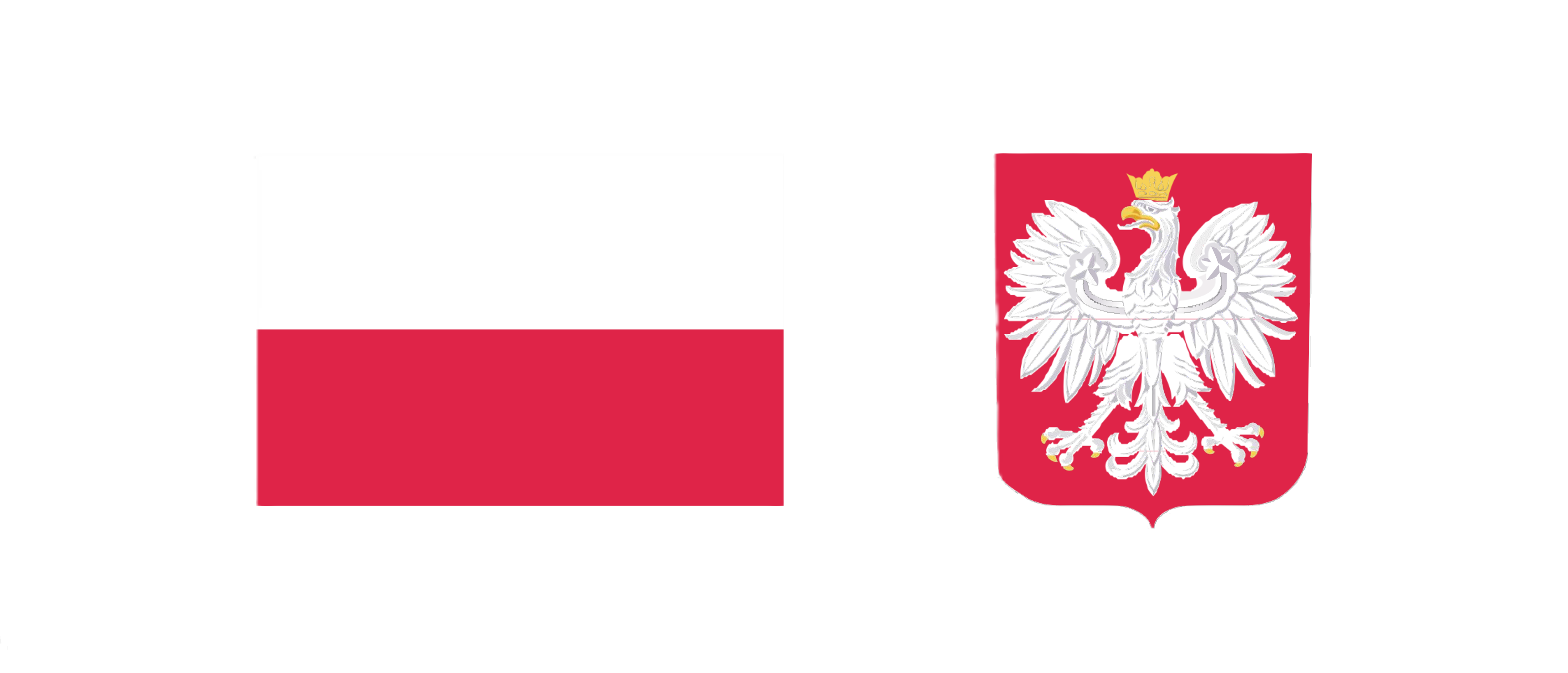 flaga RP i godło RP